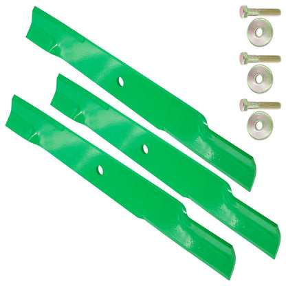 Deck Blade and Bolt Replacement for Hustler Z XR 7 Z XR7 ATZ (2010–2019)