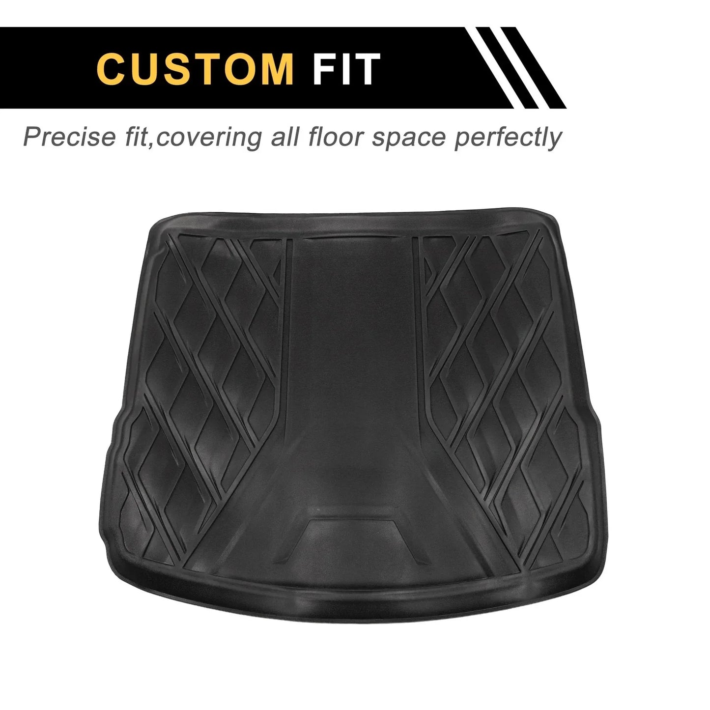 Cargo Liner Rear Trunk Mat for Porsche Macan 5 Seats (2015-2024) Diamond Pattern