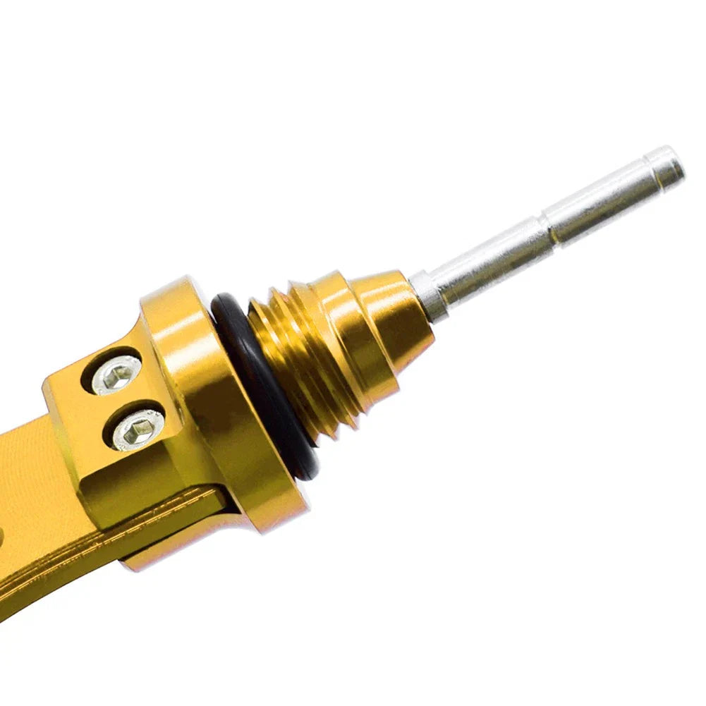 CNC Gold Motorcycle Engine Oil Dipstick Cap Plug Level Gauge