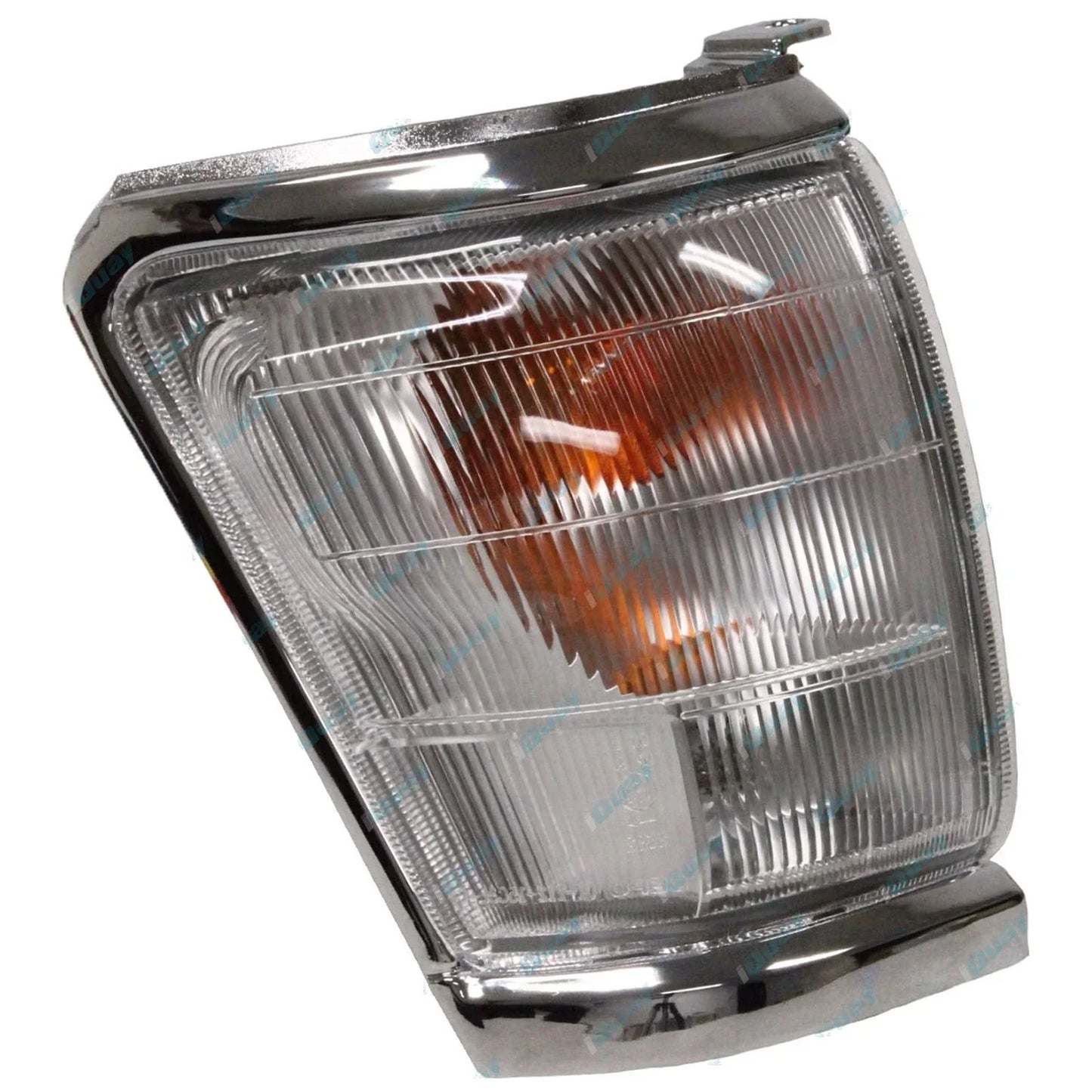LH+RH Chrome Trim Corner Indicator Lights Pair for Toyota Hilux 2WD/4WD '97-'01