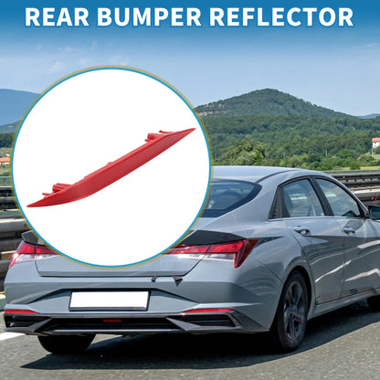 Rear Left Bumper Reflector for Hyundai Elantra Sedan (2021-2023) Red