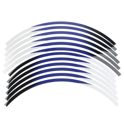 21" 19" Rim Stripes Wheel Stickers for Kawasaki KX 250F (2004-2021) Blue