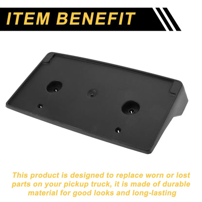 Front Bumper License Plate Bracket Holder for Dodge Ram 1500 (2018-2023)