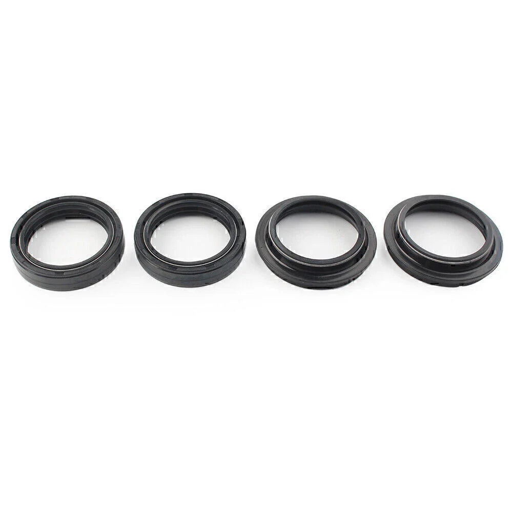4 x Black 43X54 Motorcycle Front Fork Damper Shock Absorber Seal for Bike