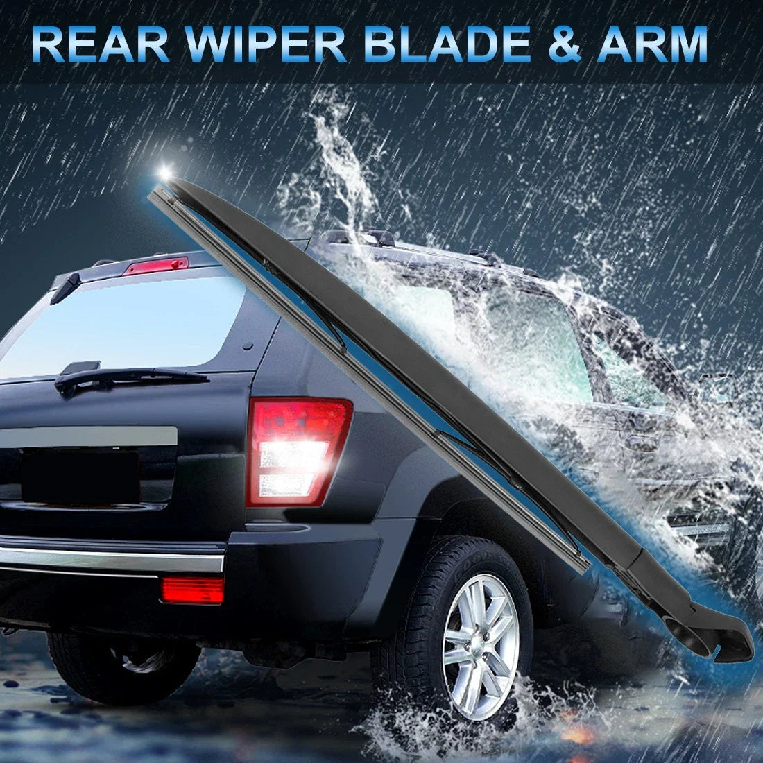 Rear Wiper Blade Arm Set 375mm for Porsche Cayenne GTS (2002-2010)