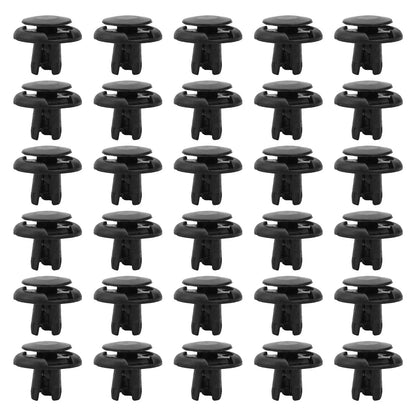 30 Black Plastic Door Panel Trim Clips for Suzuki