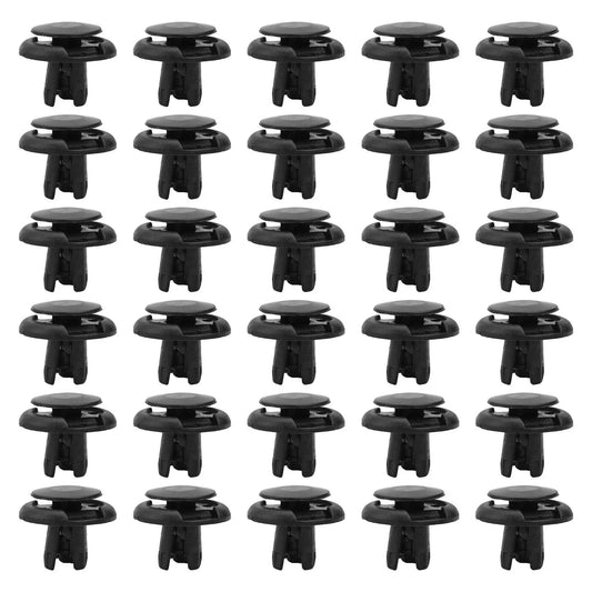 30 Black Plastic Door Panel Trim Clips for Suzuki