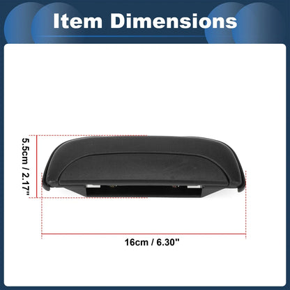 Front Right Exterior Door Handle for Hyundai PORTER (1993-1997) - Black, 1 x