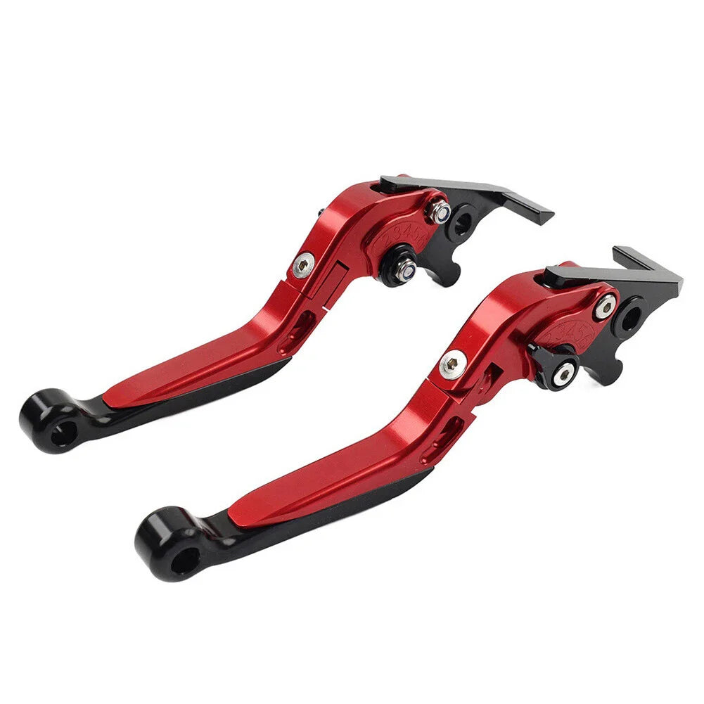 CNC Red Extendable Brake Clutch Levers for Kawasaki Z1000 ZX9R ZX6R (2003-2023)