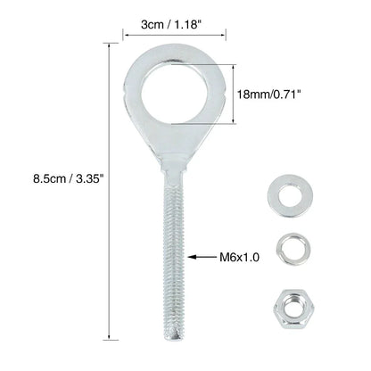 3 x 18mm Chain Axle Adjuster Tensioners for Honda CG125 (2000-2023)