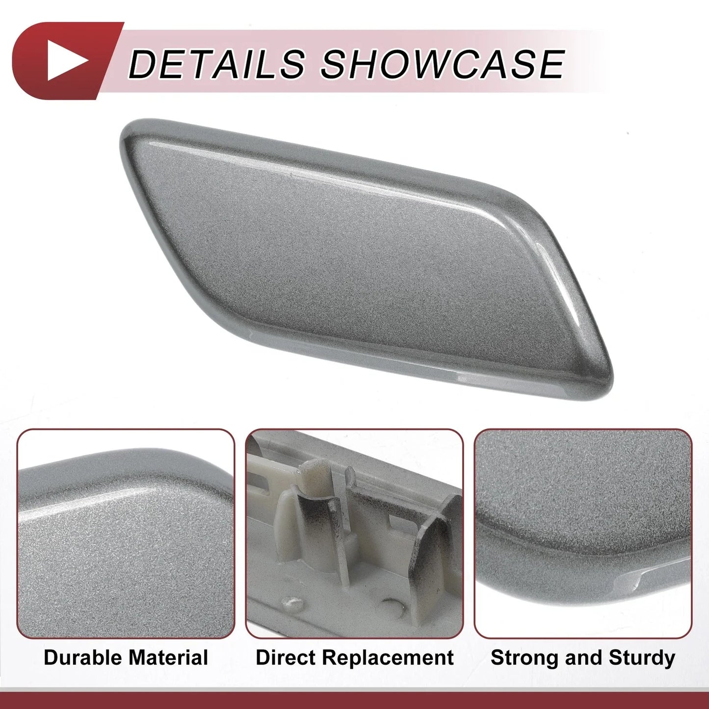 Front Right Washer Nozzle Cover for Lexus LX570 (2013-2015) - Grey 1 x Cap