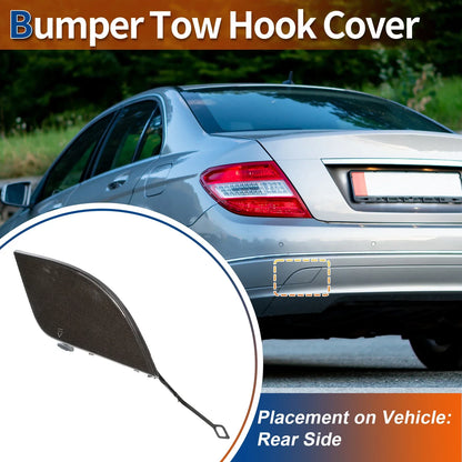 Rear Tow Hook Cover for Mercedes-Benz (2012-2015) Crystal Brown