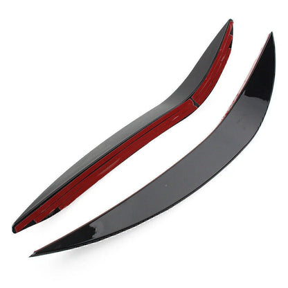 Glossy Black Front Bumper Side Air Vent Trim for VW Golf 6 MK6 GTD (2008-2013)