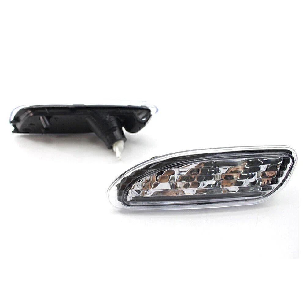 Clear Front LED Light Bar Side Marker for Mercedes W203 C Class (2001-2007)