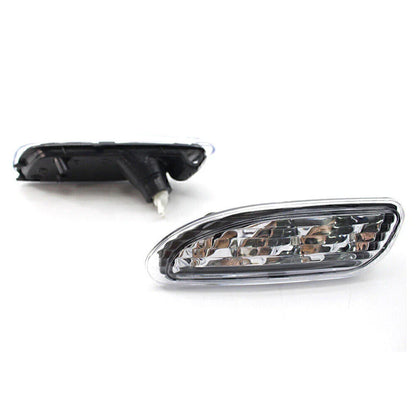 Clear Front LED Light Bar Side Marker for Mercedes W203 C Class (2001-2007)