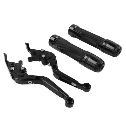 Black Extendable Brake Clutch Lever Grip Set for Ducati Panigale (2012-2019)