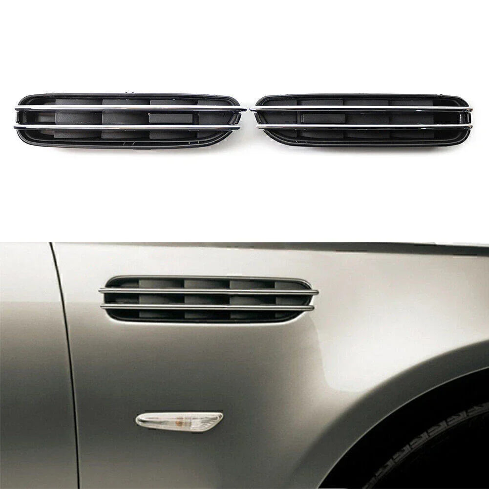 Fender Grill Cover Vent Trim for BMW 5 Series E39 E60 E61 M5 (1997-2010)