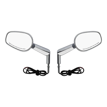 Rearview Mirrors LED Turn Signals for Harley VRSCF VRod (2009 - 2017)