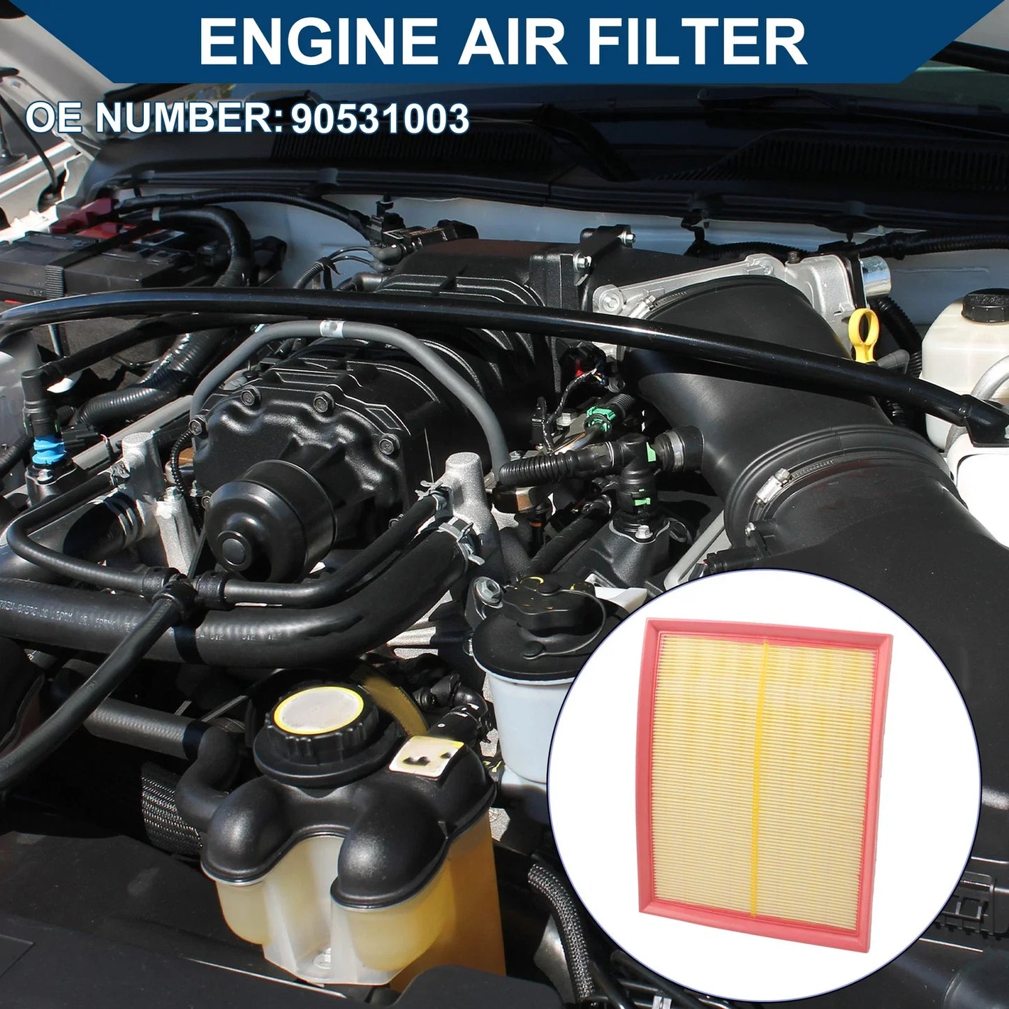 Car Engine Air Filter for Chevrolet Astra (2000-2008) - 1 x Quality Filter