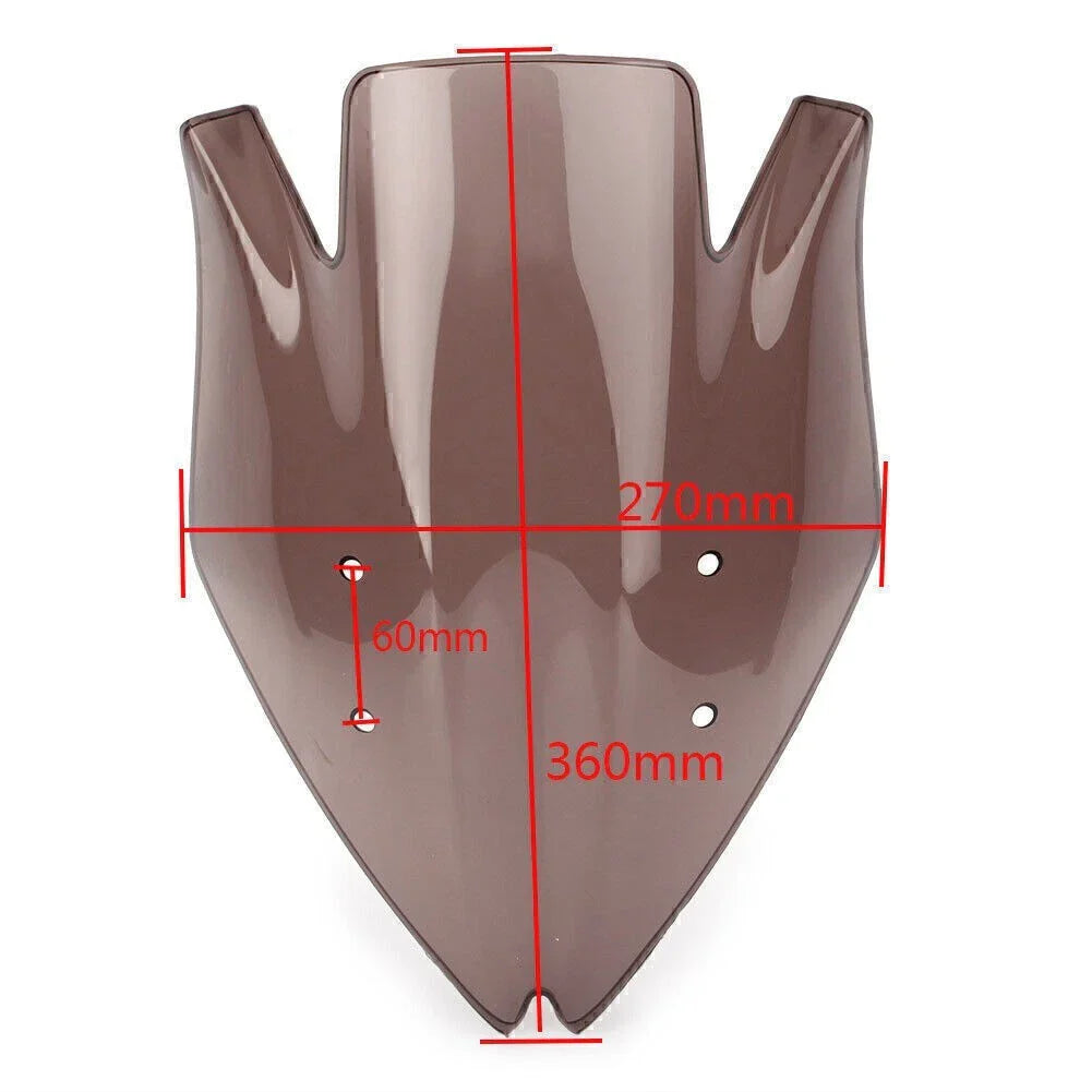 Windscreen Windshield ABS Plastic for Kawasaki Z1000 (2007-2009)