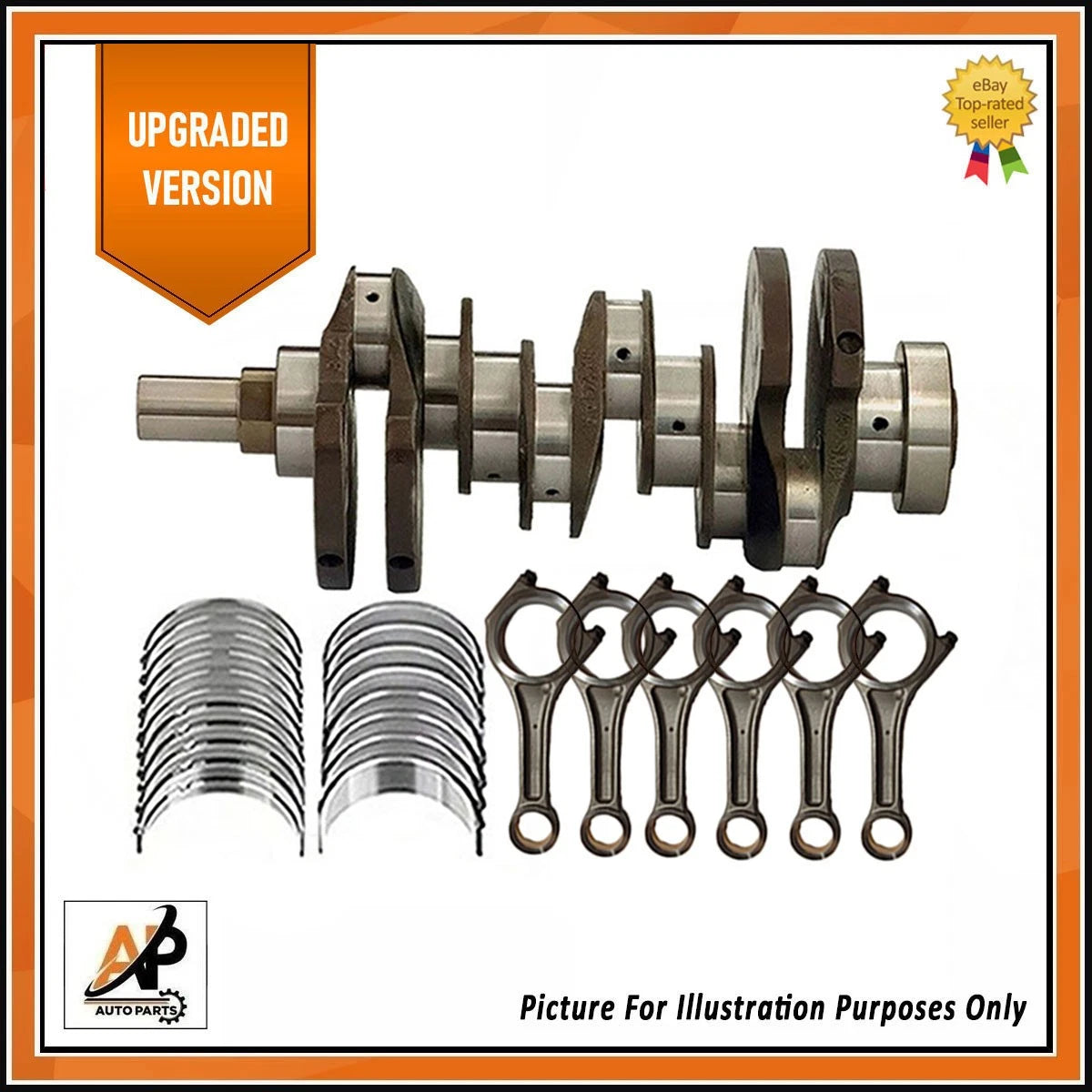 Crankshaft Kit with Bearings for Land Rover 3.0 306DT Diesel (2000–2006)