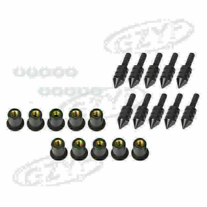 Windshield Bolt Kit 10pcs Multi Color Screws for Motor (No Year Specified)