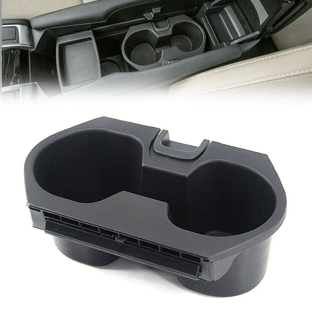Front Console 2 x Dual Water Cup Holder Insert for Honda Civic (2016–2021)
