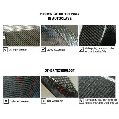 Carbon Fiber Lower Winglets for Kawasaki Ninja H2 R (2015-2023)