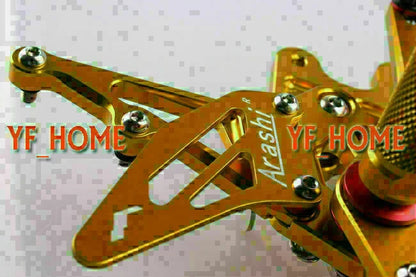Gold Rear Set Foot Pegs for Suzuki GSXR1000 (2007-2008)