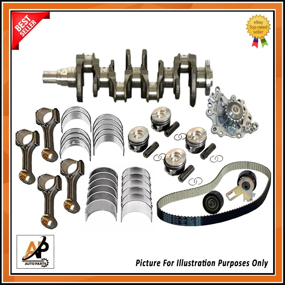 Crankshaft for Citroen Peugeot DV5 1.5L BlueHDi Engine Rebuild (2011–2018)