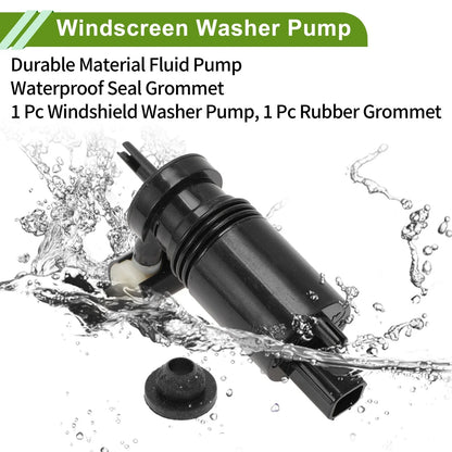 Windshield Washer Pump w/Grommet for Benz (A-Class, C-Class, E-Class)