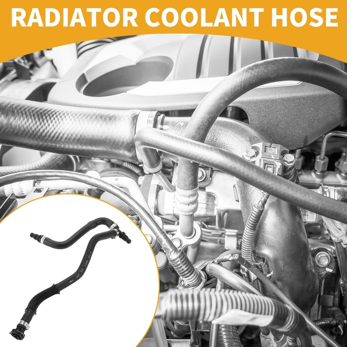 Radiator Coolant Hose for Mercedes Benz E-Class E200 (2012-2016)