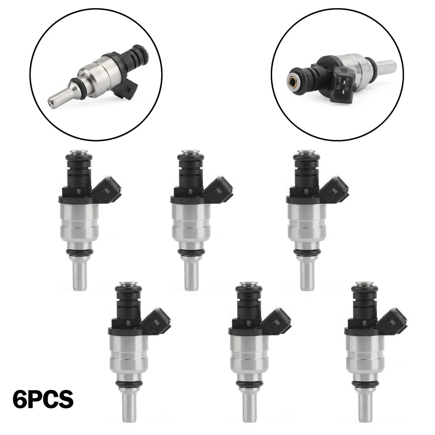 6 Pcs Fuel Injectors for BMW 320i 325i 325ci E46 M54 (2001-2006)