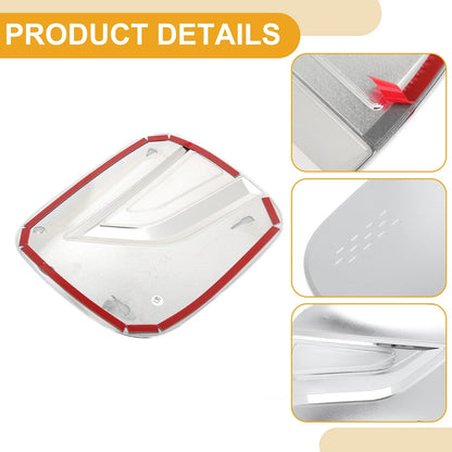 Fuel Tank Door Cap for Lexus NX 2022-2025 Gas Tank Flap Chrome Silver Tone