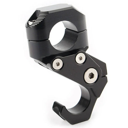 CNC 22MM 7/8" Handlebar Hook for Scooter - Helmet Luggage Bag Hanger Black