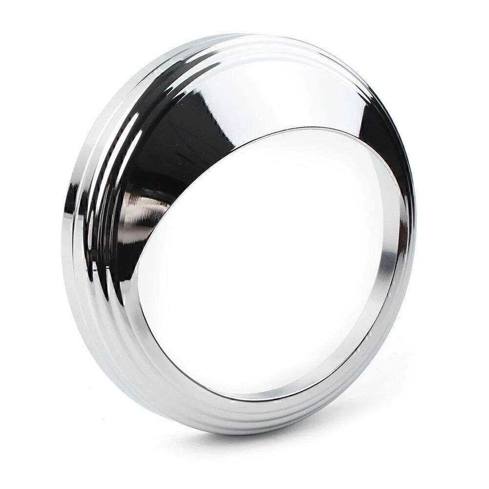 1 Pc Aluminum Chrome Trim Ring Visor Cover for Harley 5" Speedometer