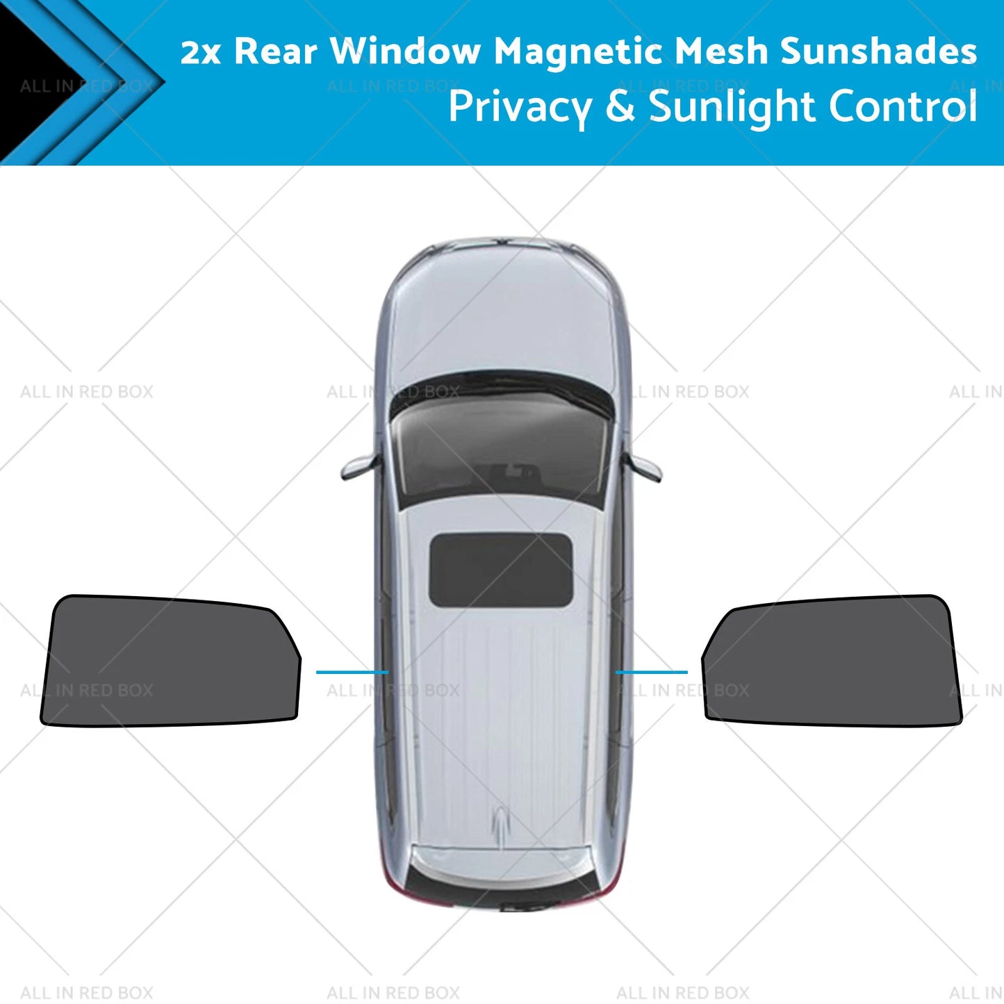Rear Window Magnetic Sunshades for Kia Sportage (2021-2024)