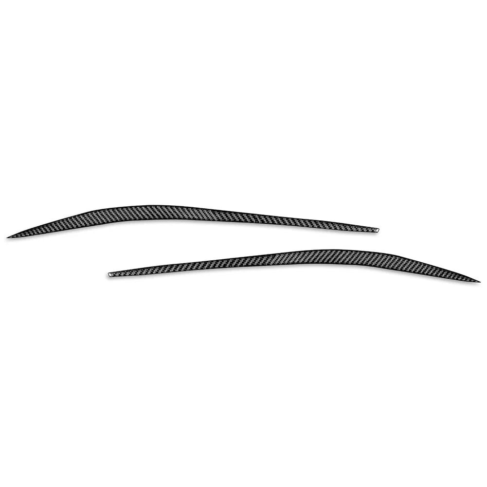 Carbon Fiber Headlight Eyebrows for Alfa Romeo Giulia (2015-2024)