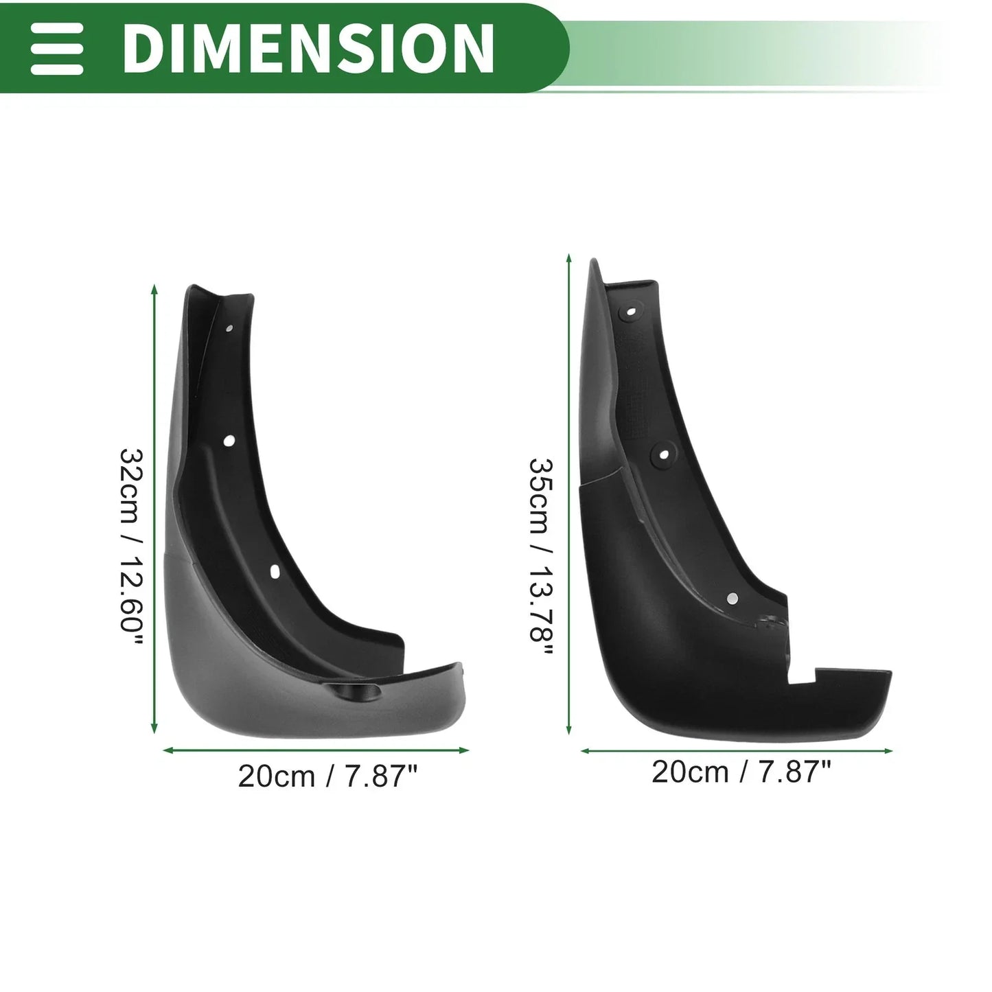 Mud Flaps Splash Guards Set for Lexus RX300 (1998-2003)