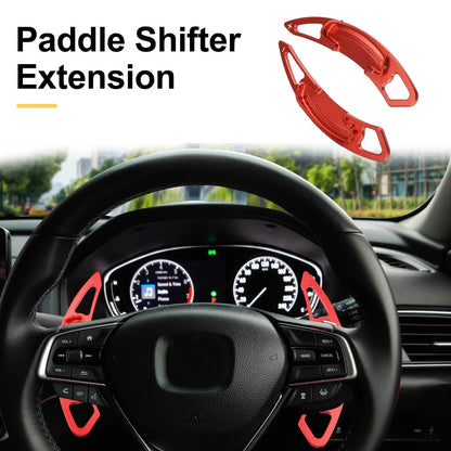 Car Paddle Shifter 2 x Aluminum Alloy Red for Honda Spirior Odyssey (2015-2018)