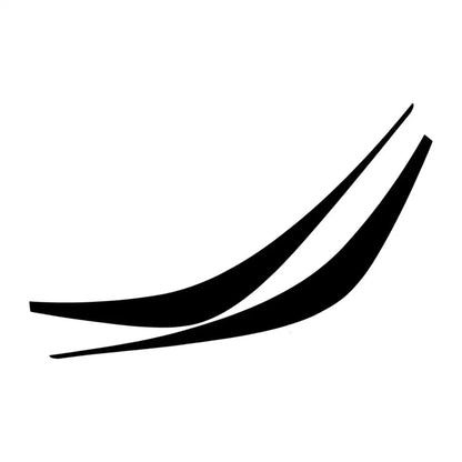 Black Headlight Eyebrow Trim for Toyota Corolla (2019-2022)