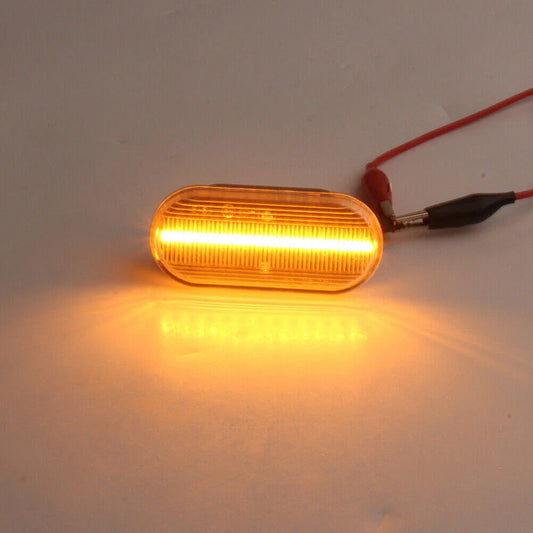 LED Side Marker Lights for Volkswagen VW Bora Golf 3 4 Amber Clear