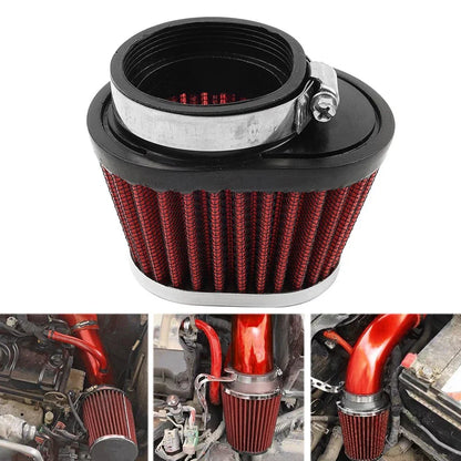 2.17'' 55MM Motorcycle Oval Air Intake Filter for Various Models