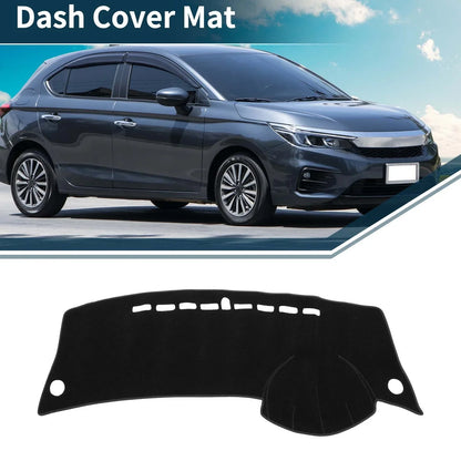 Dashboard Cover Mat for Honda City Grace 2008-2013 Sun Protector Black