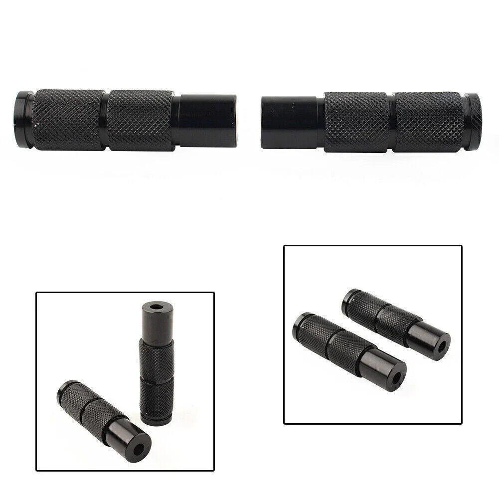 CNC Black Rear Foot Pegs for Universal Motorcycle