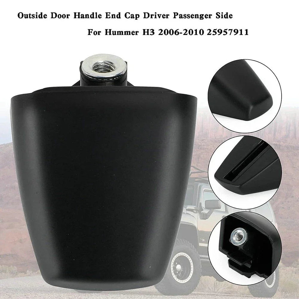 OEM Standard Black Door Handle End Cap Cover for Hummer H3 (2006–2010)