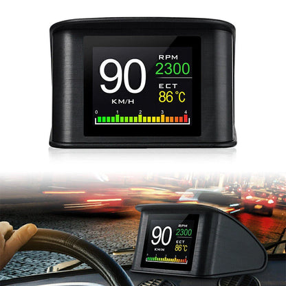 HUD P10 OBD2 Head-Up Display Speedometer for Car (UK)