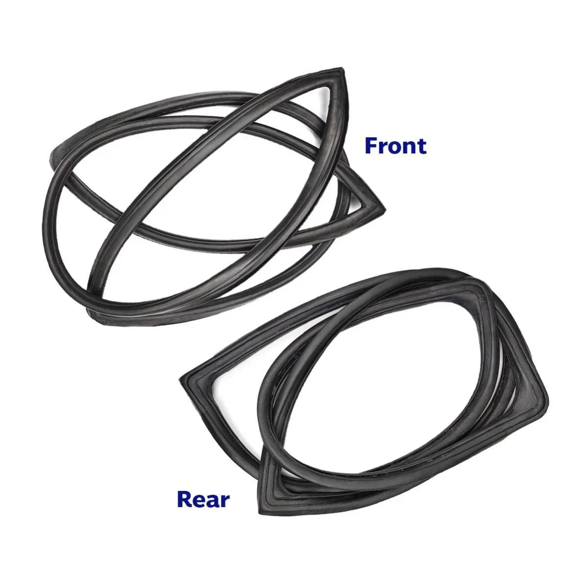 Windshield Rubber Weatherstrip F+R Fits Datsun Sunny KB310 2D Coupe 1977-81 D05