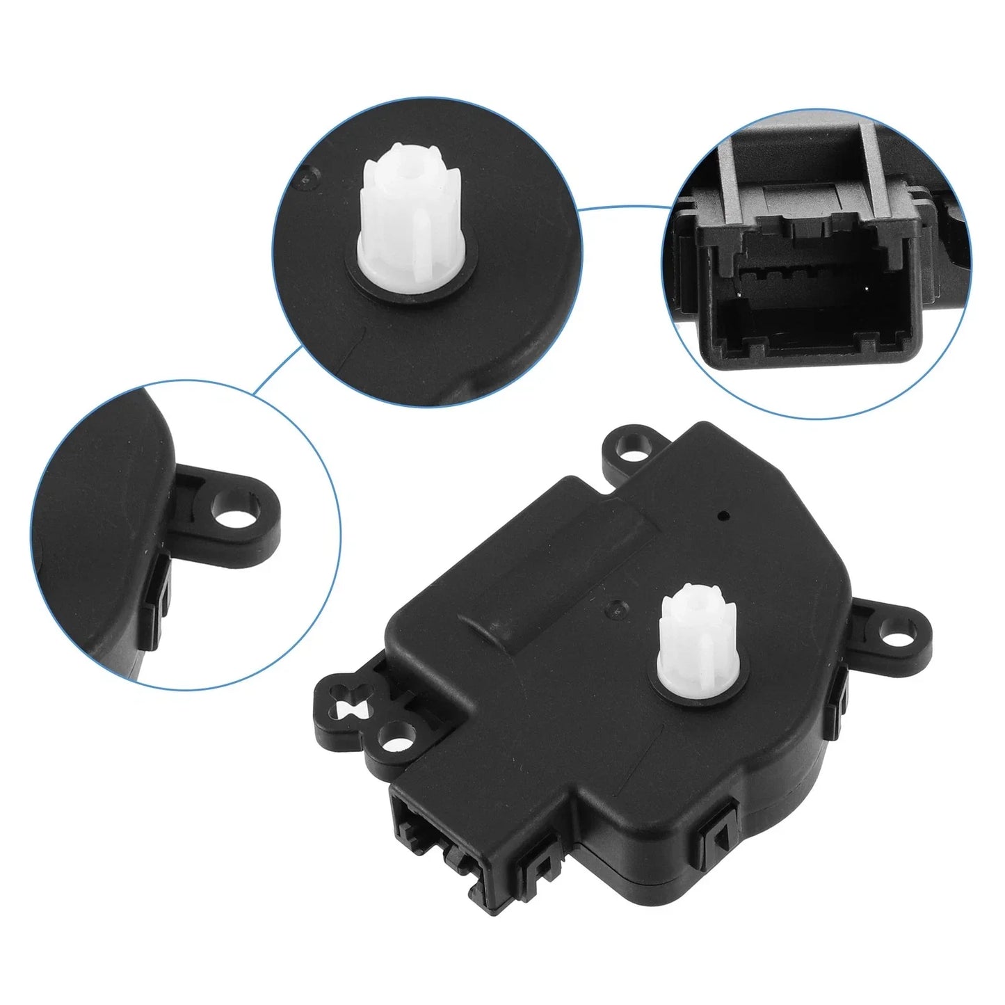 2 x Air Door Actuators for Dodge Ram 1500 (2011-2018) Black Replacement Parts