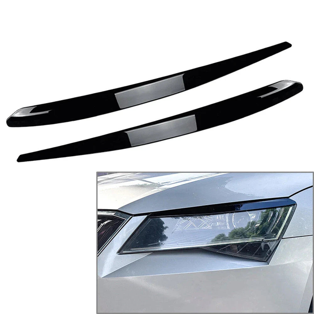 Headlight Eyelids Frame Cover Trim for Skoda Superb (2015-2019)